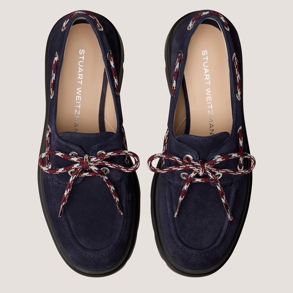 NWOT Stuart Weitzman Hudson 40MM Suede Moccasins - Picture 3 of 6